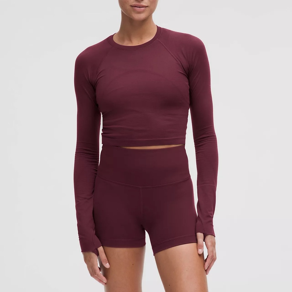 BRAND NEW Lululemon Swiftly Tech Cropped Long-Sleeve Shirt 2.0